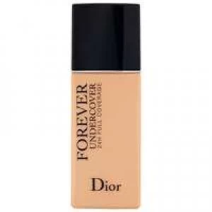 Image of Dior Diorskin Forever Undercover 24H Full Coverage Ultra Fluid Foundation 033 Apricot Beige 40ml