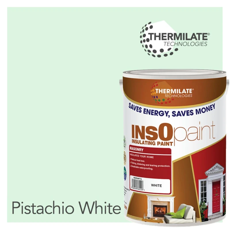Image of THERMILATE TECHNOLOGIES Exterior Masonry Paint - 5L in Pistachio White Pistachio White Unisex 5L