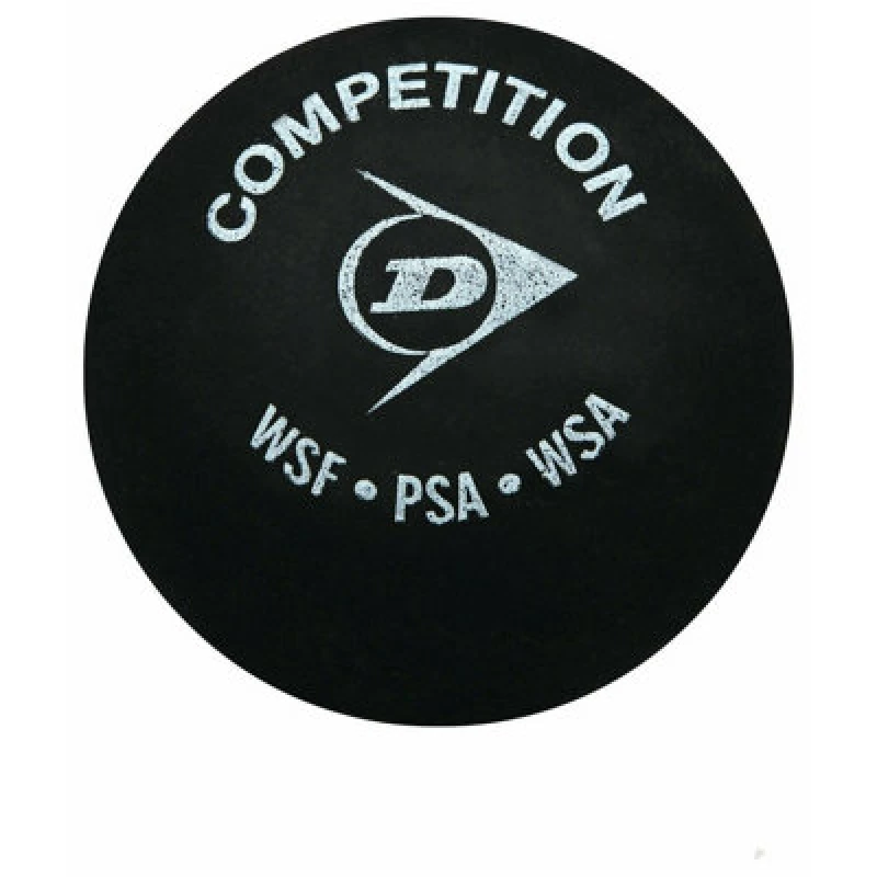 Image of Dunlop Competition Squash Balls (Pack of 3) Black unisex