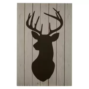 Image of Premier Housewares Stag Silhouette Wall Plaque