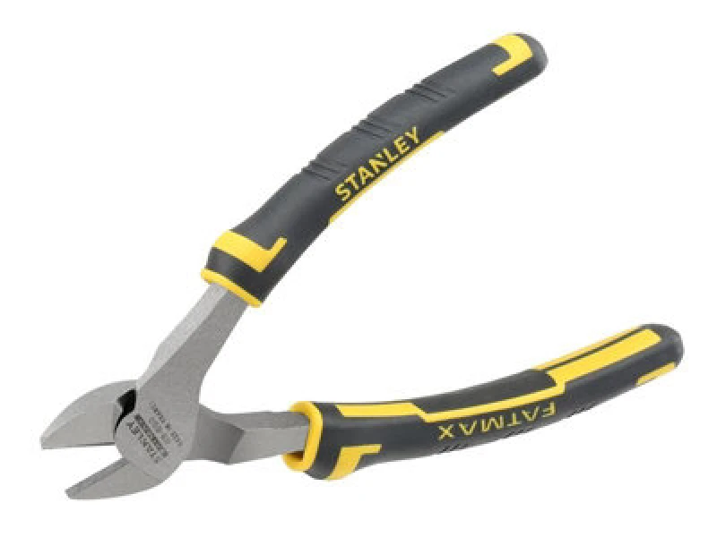 Image of Stanley FatMax Angled Diagonal Cutting Pliers Length: 160mm