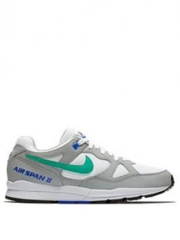 Image of Nike Air Span II GreyGreen Size 6 Men