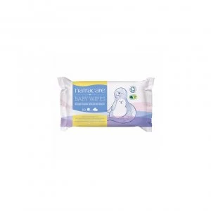 Image of Natracare Cotton Baby Wipes - Organic 50s
