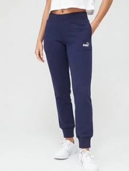 Image of Puma Essential Fleece Sweat Pants - Navy