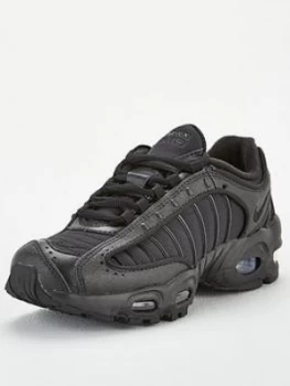 Image of Nike Air Max Tailwind Iv Junior Trainers - Black