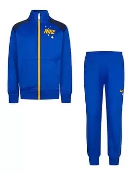 Image of Nike Kids Boys All Day Play Tricot Tracksuit, Bright Blue, Size 3-4 Years