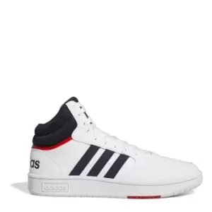 Image of adidas Hoops 3 Mid Trainers Mens - White
