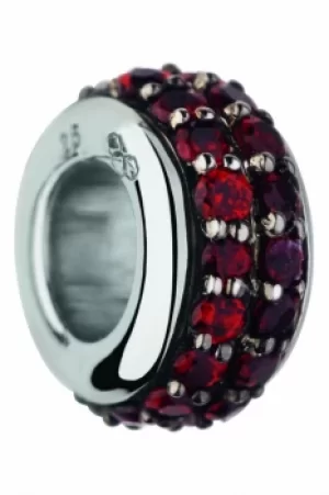 Image of Links Of London Jewellery Pave Rondel Rhodolite Garnet Pave Bead JEWEL 5030.2416