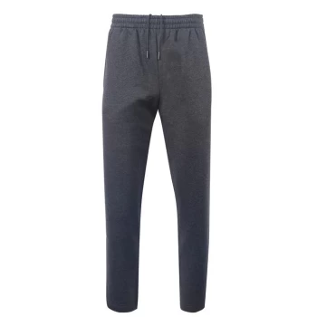 Image of Lonsdale 2 Stripe Open Hem Jogging Pants Mens - Charcoal/White