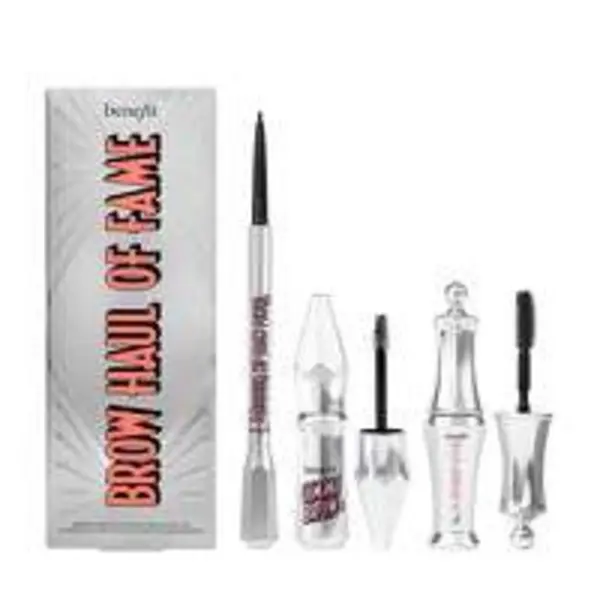 Image of benefit Gifts and Sets Brow Haul of Fame Brow Basics Set Shade 5 Warm Black-Brown (Worth GBP55)