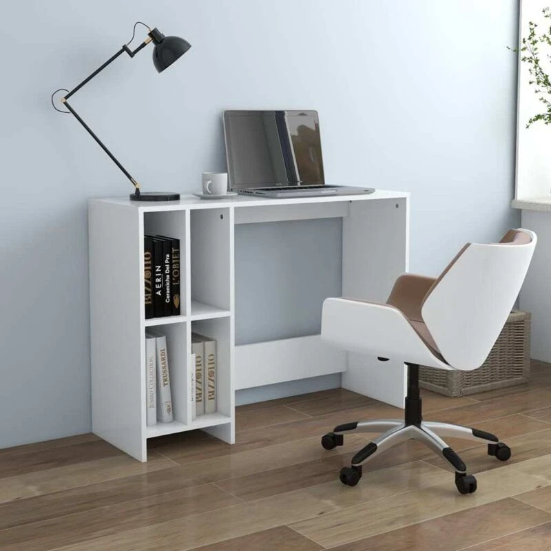 Image of VIDAXL Notebook Desk White 102.5x35x75cm Engineered Wood Vidaxl 8720286606810