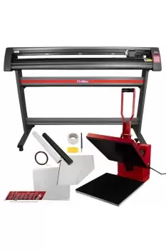 Image of Clam Heat Press 38 x 38cm & 1350mm Vinyl Cutter Bundle