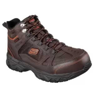 Image of Skechers Mens Ledom Safety Boots (7 UK) (Dark Brown)