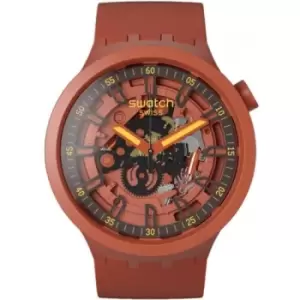 Image of Swatch Big Bold Open Hearts Skeleton Dial Watch SB01R100