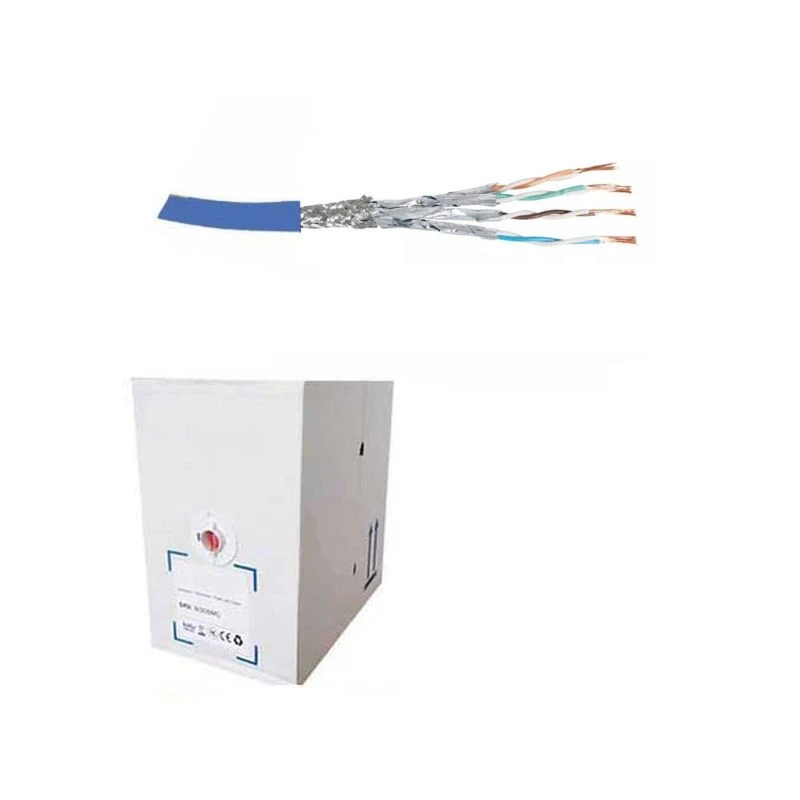 Image of FDL CAT.6a S-FTP STRANDED PATCH CABLE LSZH (305M BOX) - Blue