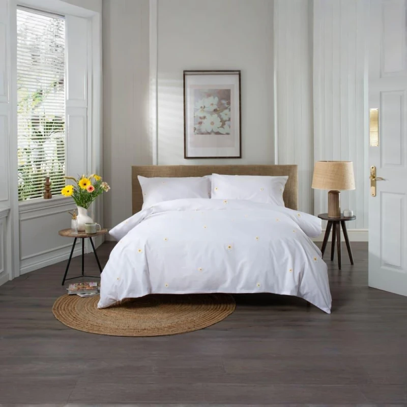 Image of The Lyndon Company Duvet Cover Sets - White Unisex Double