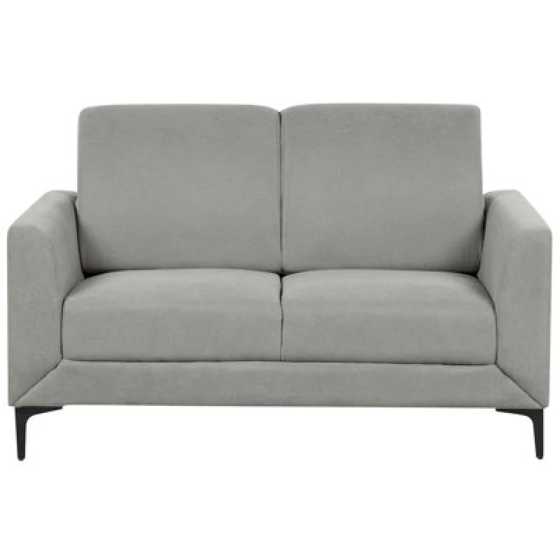 Image of Beliani Sofa 2 Seater Fenes Fabric Grey