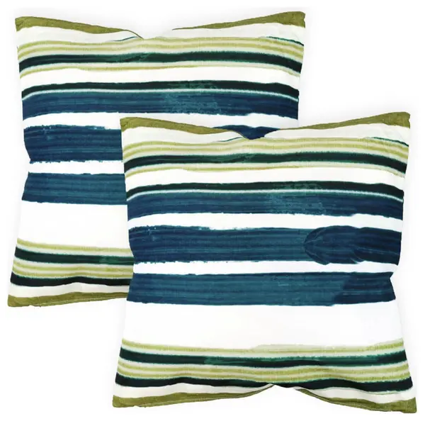 Image of STREETWIZE Streetwize Stripe Outdoor Cushions - Pack of 4