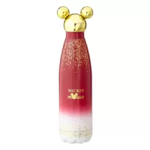 Image of Disney Water Bottle Mickey Berry Glitter