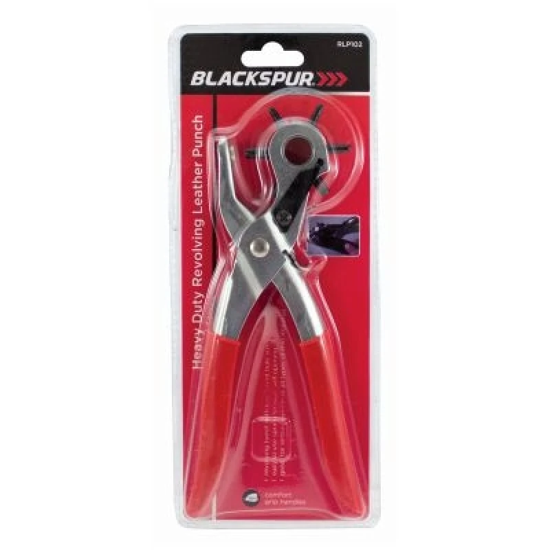 Image of Blackspur 9" Heavy Duty Revolving Leather Punch 52914AWUK