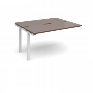 Image of Adapt II Add On Units Back to Back 1400mm x 1200mm - White Frame waln