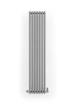 Image of Terma Rolo Room Salt N Pepper Horizontal Or Vertical Designer Radiator, (W)370mm X (H)1800mm