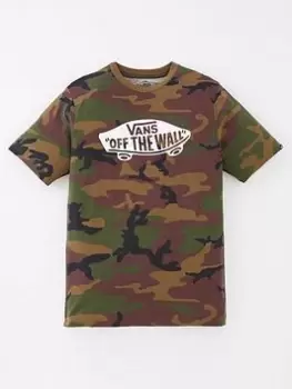 Image of Vans Vans Off The Wall T-Shirt Boys-camo, Camo, Size S=8-10 Years