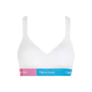 Image of Calvin Klein Bralette Lift - White