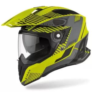 Image of Airoh Commander Boost Motocross Helmet, yellow, Size S, yellow, Size S