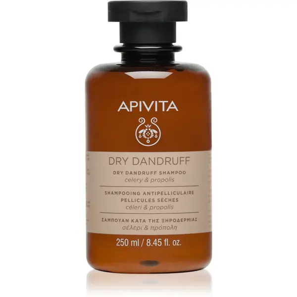 Image of Apivita Dry Dandruff Celery & Propolis Shampoo 250ml