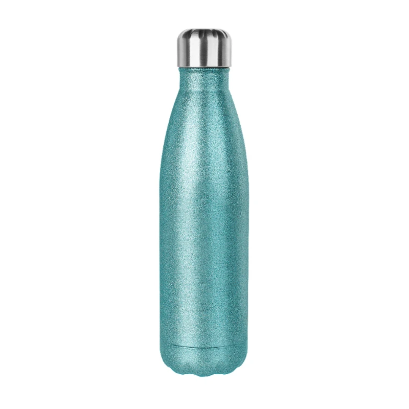 Image of Treat Republic Glitter Insulated Water Bottle Teal unisex Standard