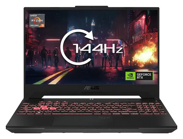 Image of ASUS TUF Gaming A15 15.6" Gaming Laptop - NVIDIA GeForce RTX 4060, AMD Ryzen 5, 512GB SSD - Matt Black