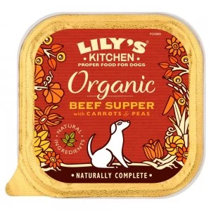 Image of Lily's Kitchen Organic Beef Supper Dog Food 150g