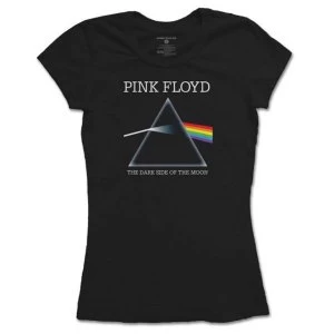 Image of Pink Floyd - Dark Side of the Moon Womens XX-Large T-Shirt - Black