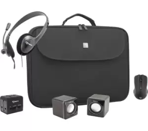 Image of SBOX New York Laptop Case Travel Bundle, Black