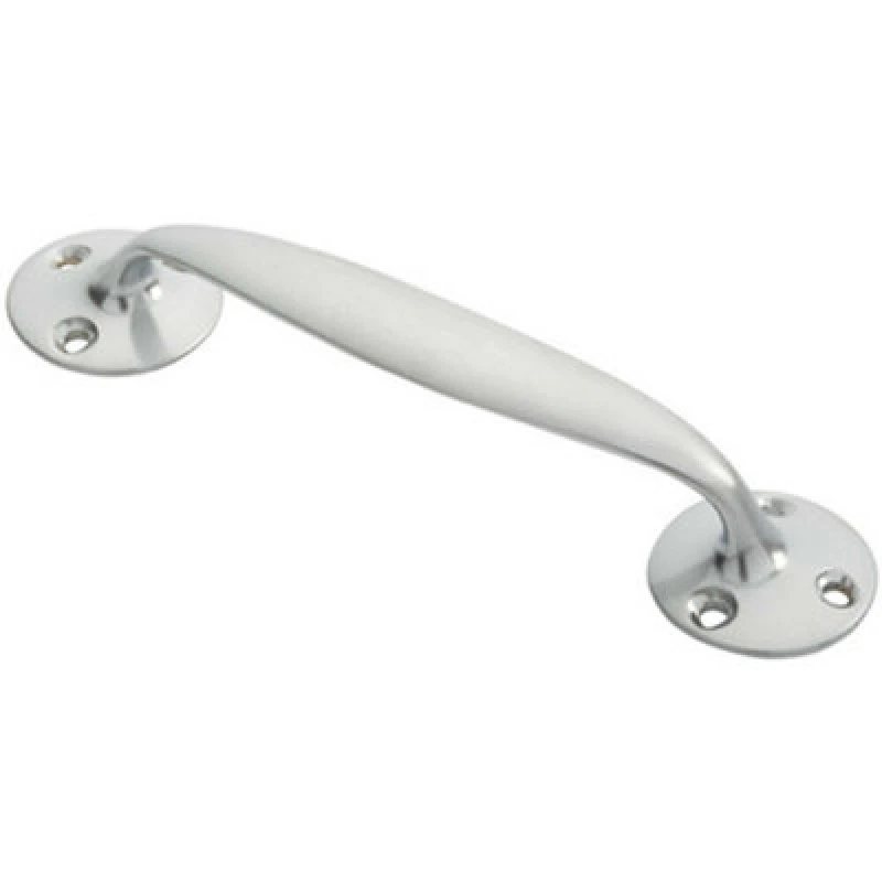 Image of Loops Victorian Bow Shaped Pull Handle 152mm Length 32mm Proj Satin Chrome Multi unisex