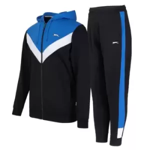 Image of Slazenger Fleece Tracksuit Mens - Black
