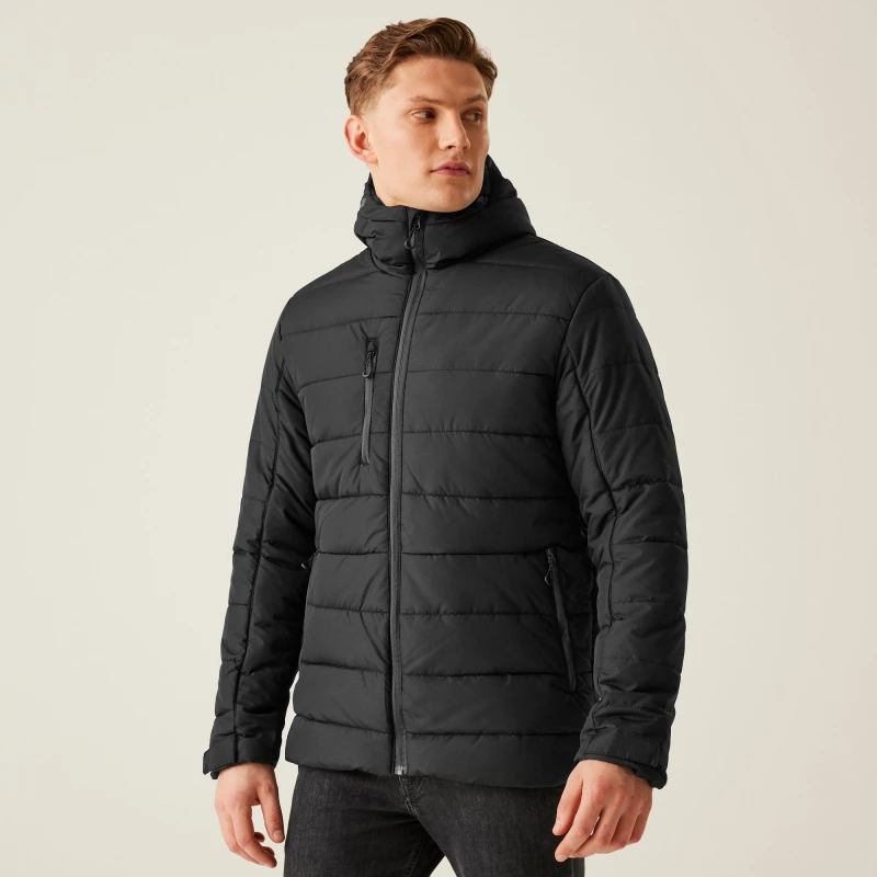 Image of Regatta Regatta Men 'Navigate' Thermal Jacket in Black Size: Medium Black M Male 5063019154961