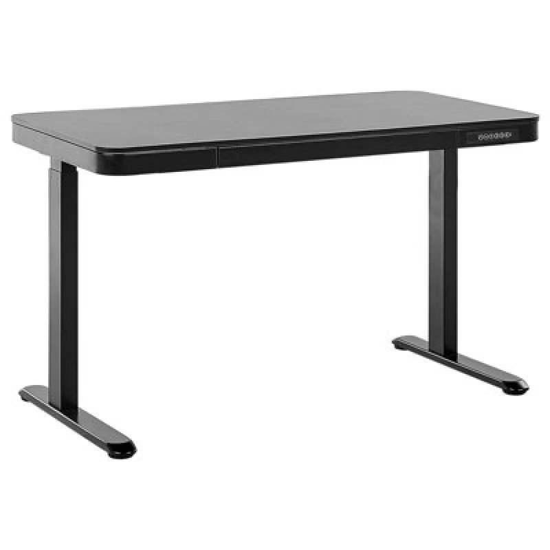 Image of Beliani Electric Adjustable Standing Desk Kenly Black 120 Cm 60 Cm With USB Port