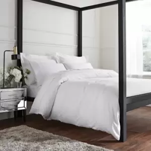 Image of Bianca Luxury 100% Cotton Sateen 800 Thread Count Duvet Cover Set, White, Double