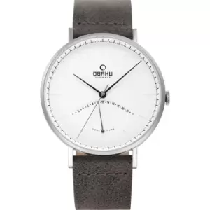 Image of Obaku V213GUCIRJ-X EX DISPLAY Mens Elm-Clay Wristwatch