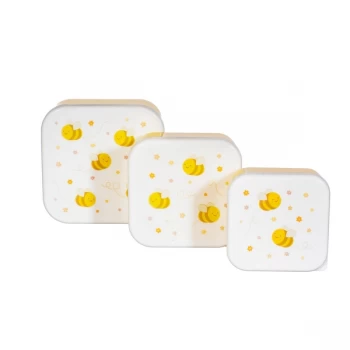 Image of Sass & Belle Bee Happy Lunch Boxes - Set of 3