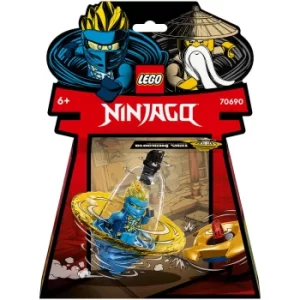 Image of LEGO NINJAGO Jay's Spinjitzu Ninja Training Spin Toy (70690)
