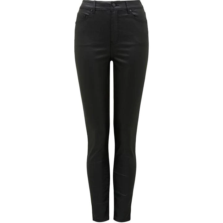 Image of Forever New Black 'Zoe' Mid Rise Ankle Grazer Jeans - 4