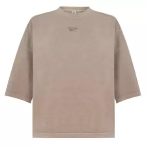 Image of Reebok Cropped T Shirt Womens - Grey