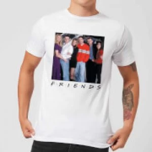 Image of Friends Cast Pose Mens T-Shirt - White