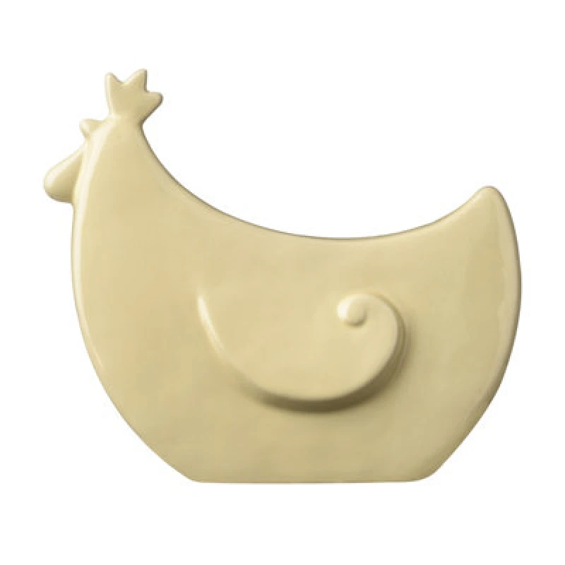 Image of Premier Housewares Animal Ornament Cream Ceramic Rooster Cream