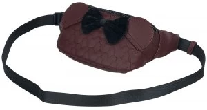 Image of Mickey Mouse Loungefly - Minnie Belt Pouch burgundy