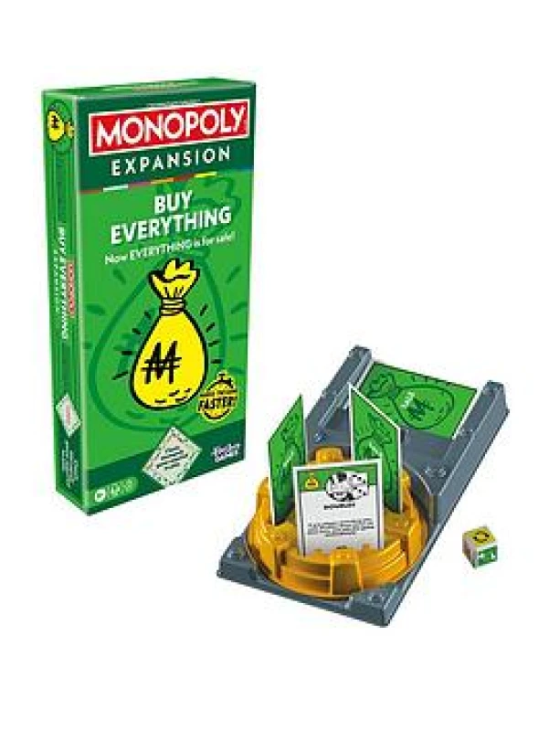 Image of Monopoly Buy Everything EXPANSION (Classic Monopoly Board Game Required to Play) - English Version