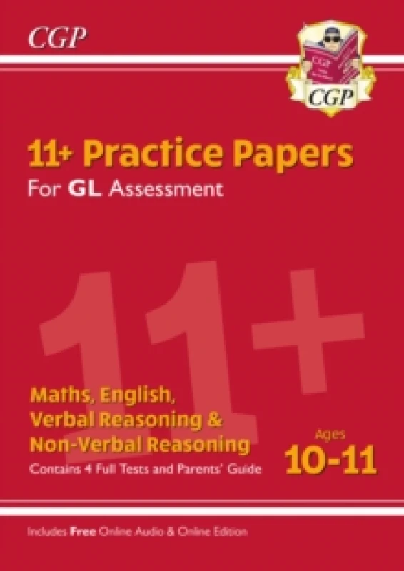 Image of 11+ GL Practice Papers Mixed Pack - Ages 10-11 (with Parents' Guide & Online Edition) Multiple-component retail product, part(s) enclose
